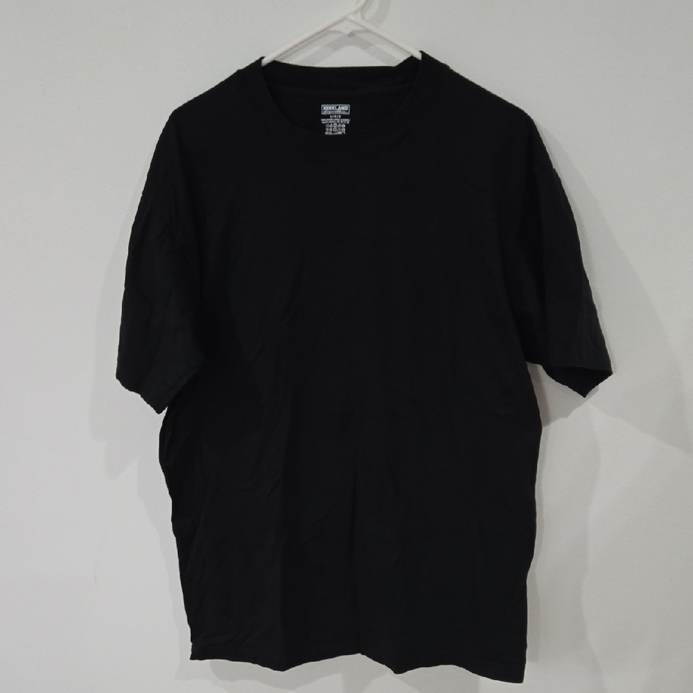 Kirkland Signature Sz Large Black Short Sleeve Tee